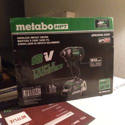 Metabo Hpt Brushless 18v Triple Hammer Impact Driver Kit