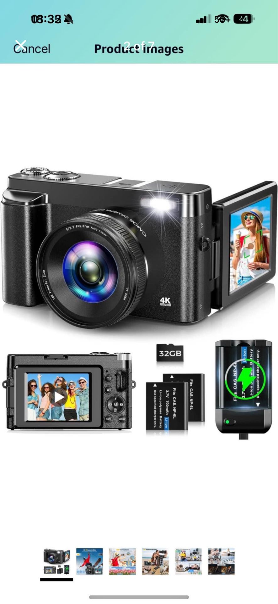 Brand New 4K Digital Camera