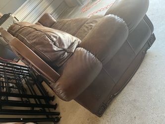 Leather sofa