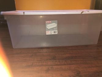 96 Quart Clear Storage Bin