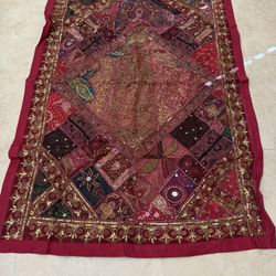 Sequin And Beaded Table Cloth