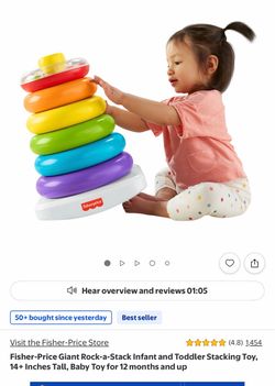 Giant Rock-a-Stack infant toddler toy