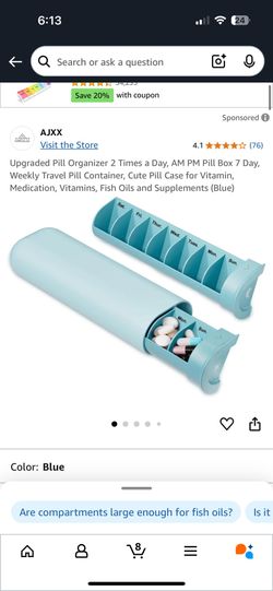 Pill Organizer – Brand New Organizador de Pastillas – Nuevo