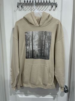 Taylor Swift Official Store Folklore In the Trees Tan Hoodie Size Large (2020)
