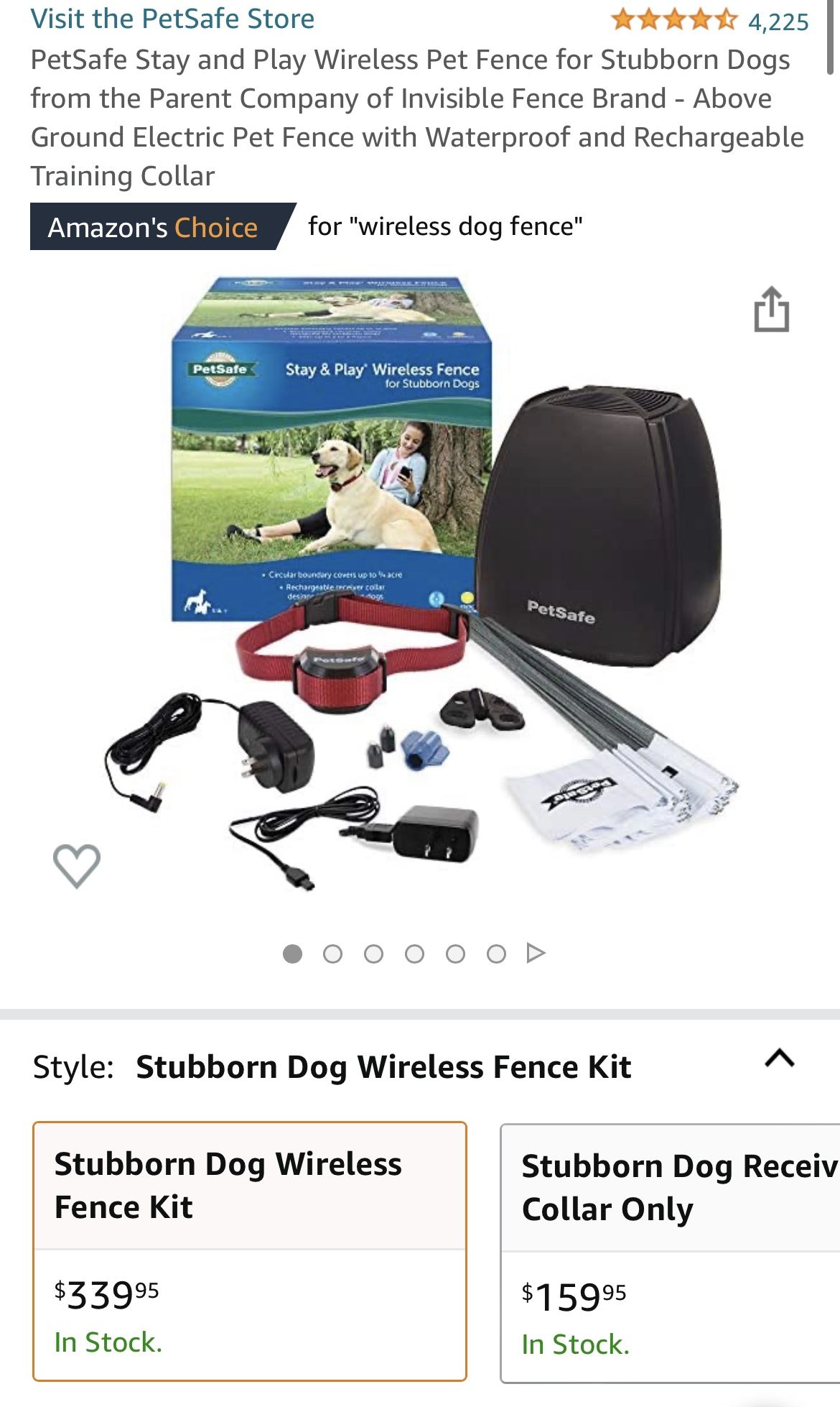 Petsafe DOG ELECTRIC FENCE (was $500 New)