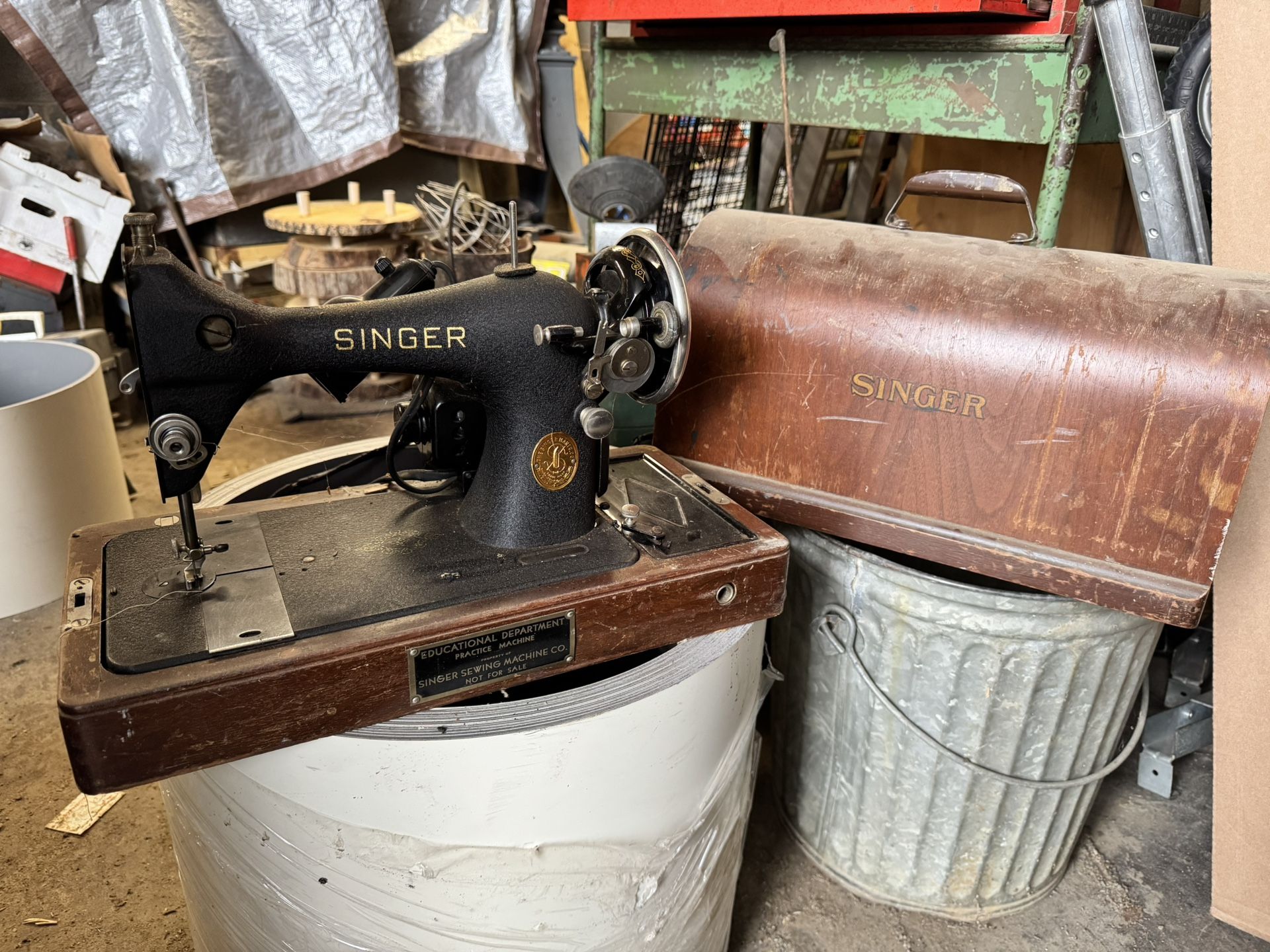 Rare Vintage Singer Sewing Machine Educational Dept. Practice Machine