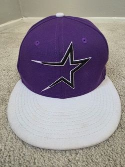 Houston Astros New Era 59FIFTY Hat Club Exclusive Astrodome Purple 7 3/8