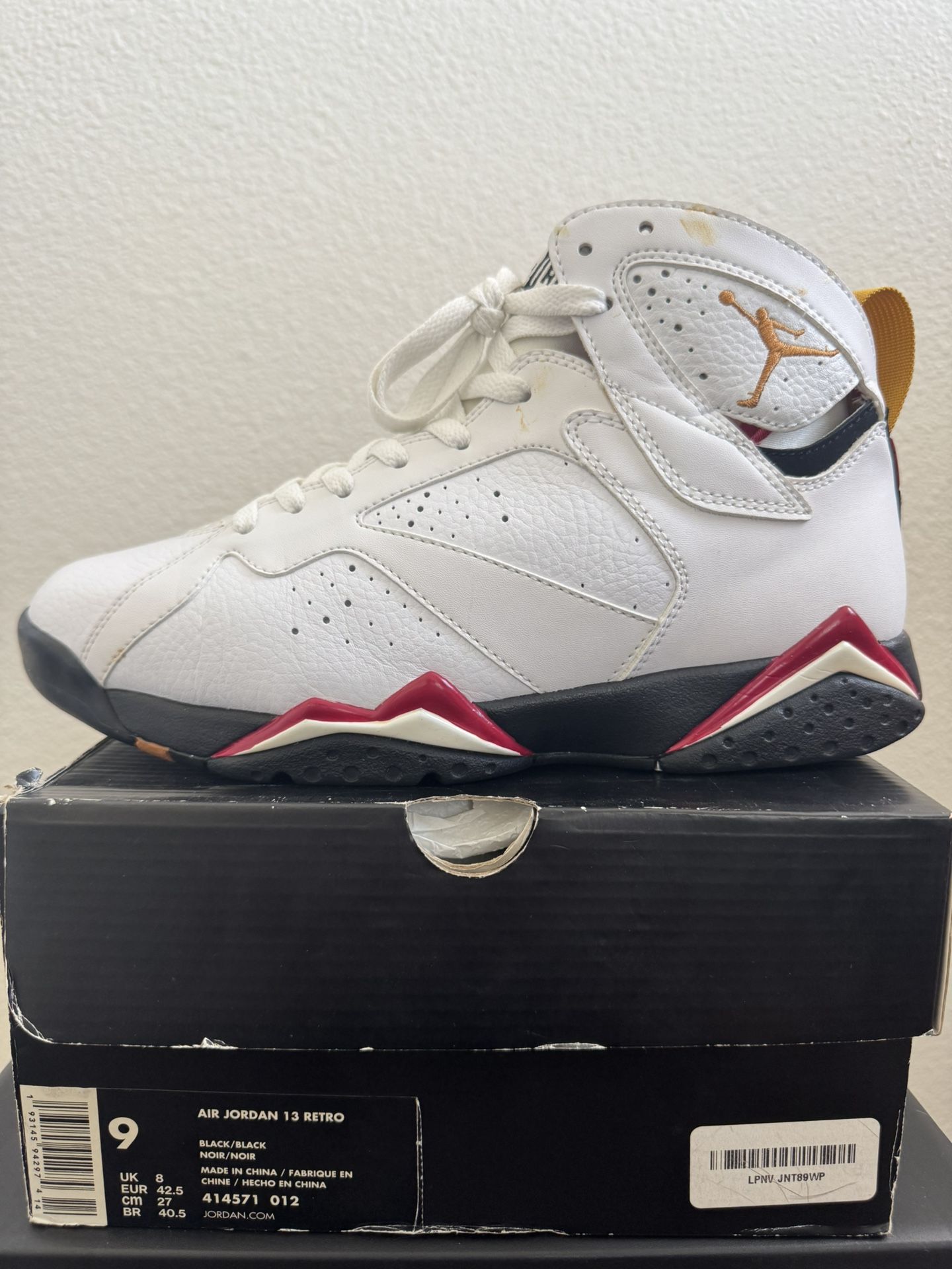 Jordan 7 Retro Cardinals Size 8.5 Mens -$240 Firm!!!