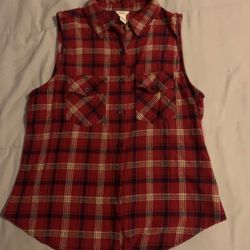 Forever 21 Plaid Top