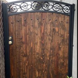 Wrought iron gates