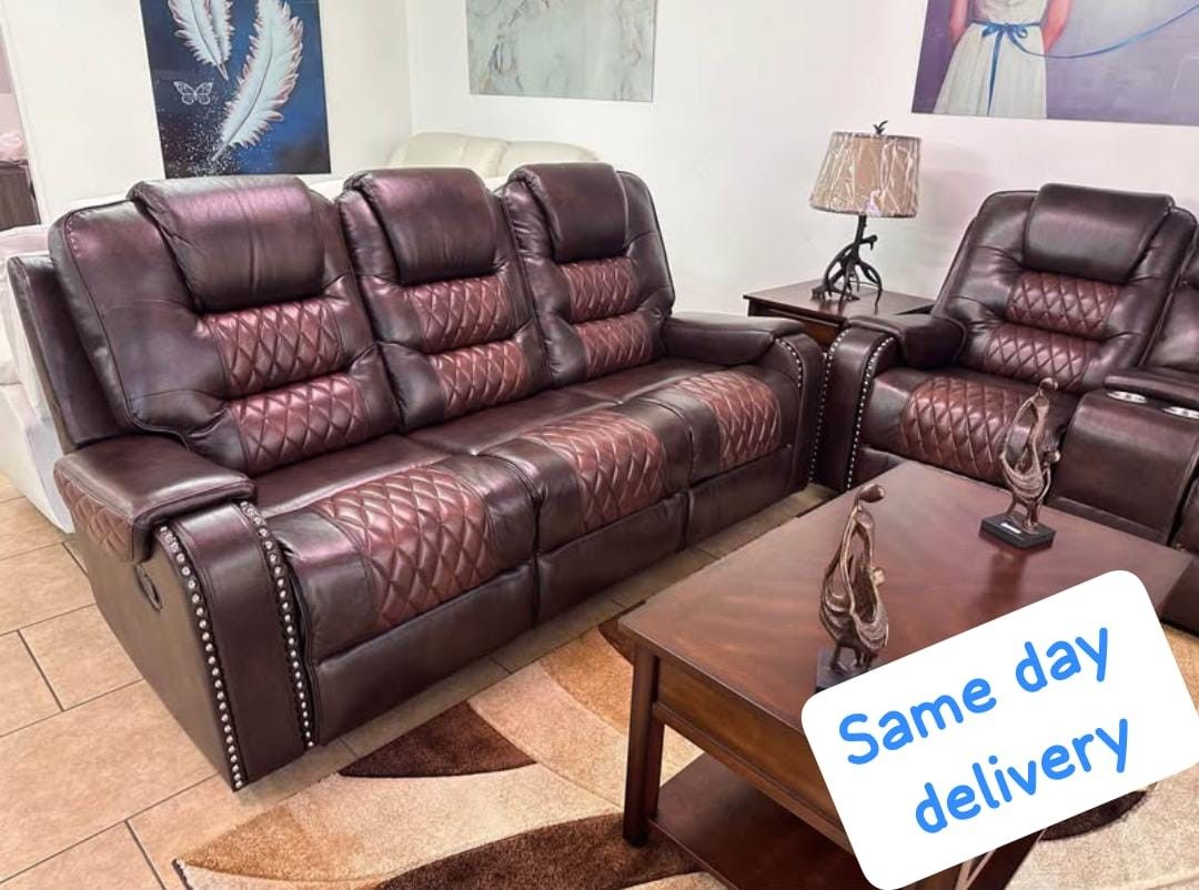 $50 Down Finance Power Reclining Sofa And Loveseat Sectional Bedroom Set Queen Bed King Bed Mattress Bunk Bed Vanity Outdoor Furniture Patio Set