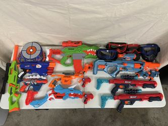 Nerf Set with masks and digital target