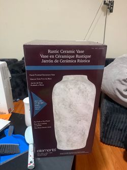 Rustic ceramic vase