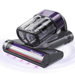 Mxnsewr 500W Bed Vacuum Cleaner 18000Pa UV-C Hot Air Grey