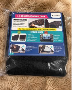 EcoNour Magnetic Car Window Sun Shades
