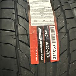 Nitto Tire NT555 Size  275/40zR18 