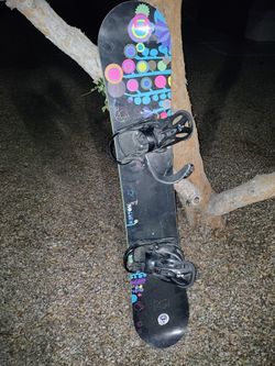 Women's Burton Feather Snowboard And Boots