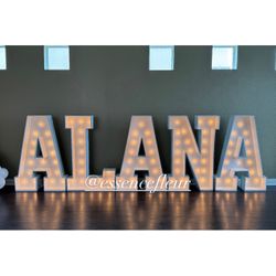 Marquee Letters And Numbers 