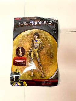 Power Rangers Yellow Ranger Adult Costume Size S/P