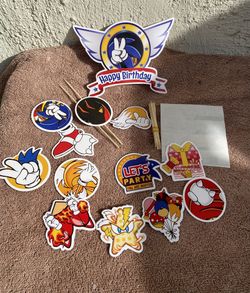 Sonic Birthday Party Bundle 