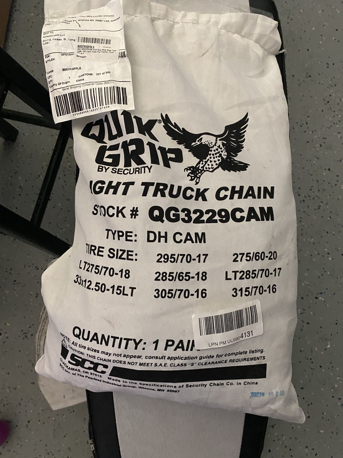 Truck Chains - Pairs (New)