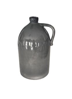 New, Crate & Barrel Jasper Bottle Vase, Gray