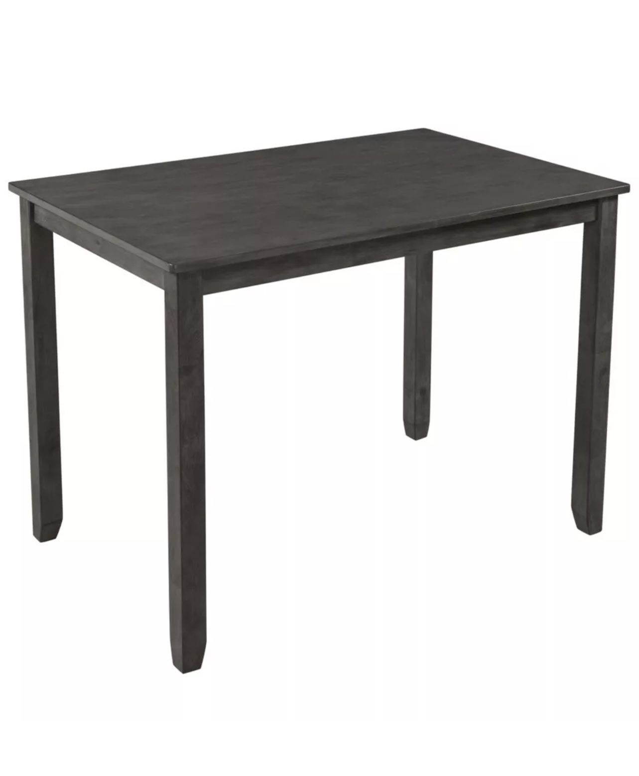 Table set with 6 high stools in grey colore