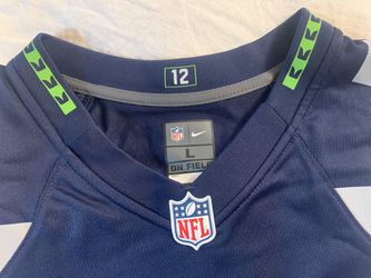 Men's Nike Russell Wilson College Navy Seattle Seahawks Game Player Jersey