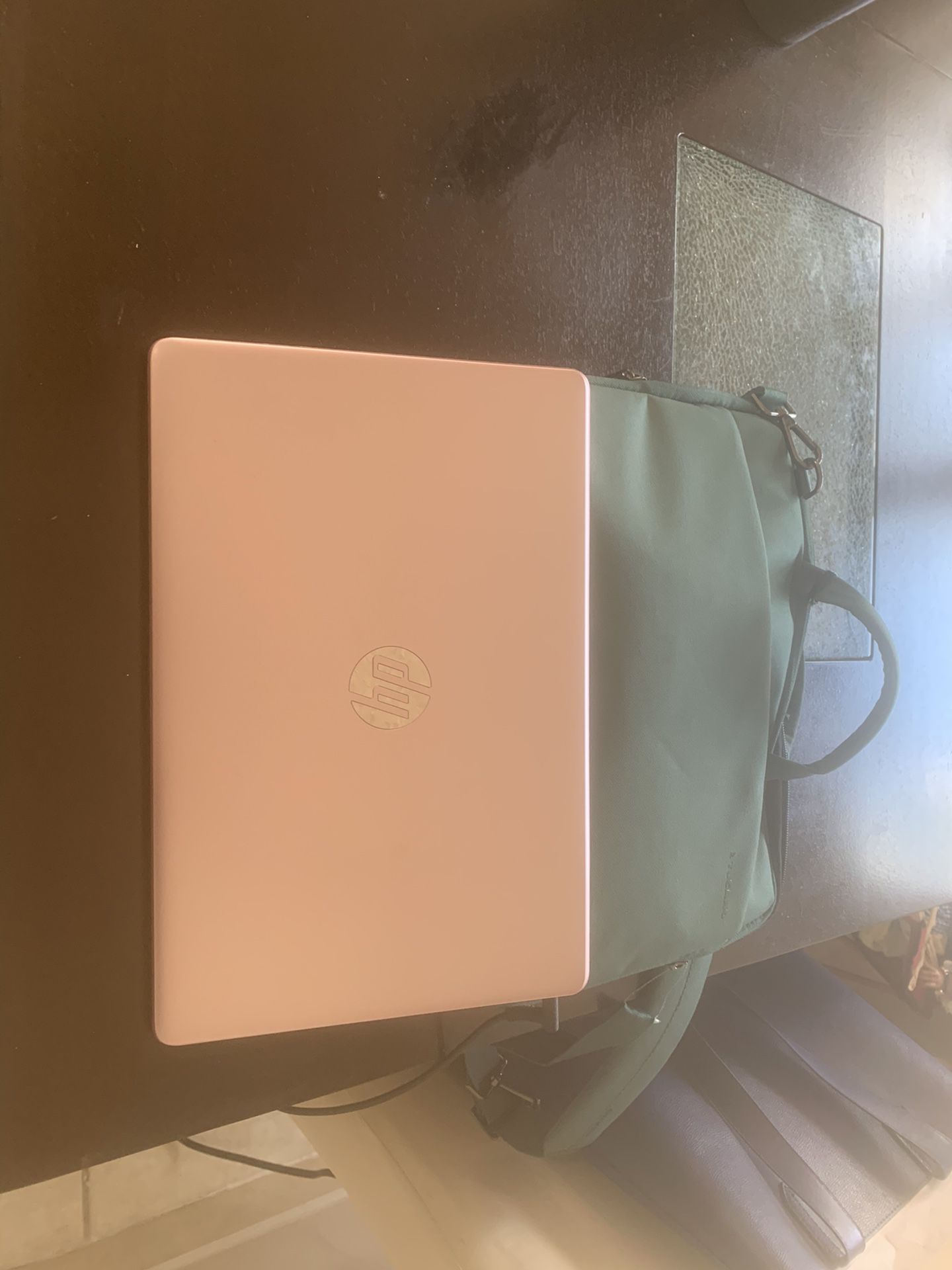Laptop includes charger and case