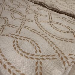 Neutral Linen-Look Curtains 50x84 Set of 4 Light Filtering