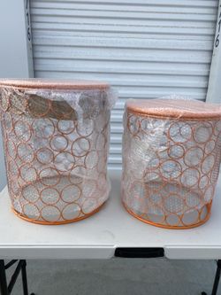 Adeco Home Garden Accents Circle Stool