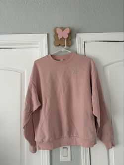 Alo pink quartz color crewneck sweater