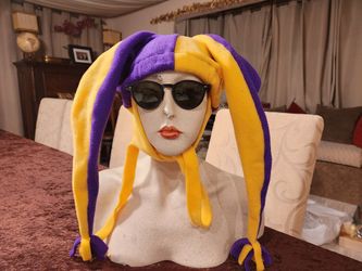 Thick Polar Fleece Jester Hats with Earstraps