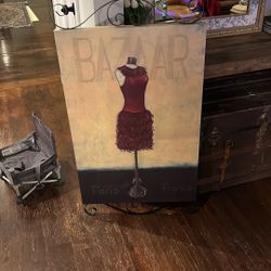 Canvas Print On Decorative Frame