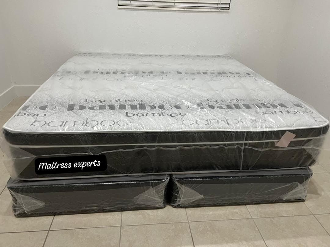 NEW KING SIZE PILLOWTOP AND BOX 🚚🚚🚚