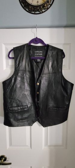 Genuine Leather Riding Vest