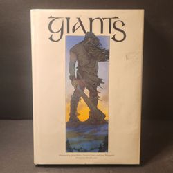 Vintage 1979 Giants First Edition Hardcover Book Dust Jacket Abrams David Larkin Fantasy Art Lore