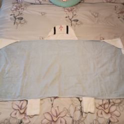 Adorable Blue and White Baby Rocket Ship Design Dream Street Hooded Towel