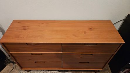 6 Drawer Solid Wood Double Dresser