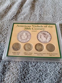 American Nickels of the 20th Century Coin Set
