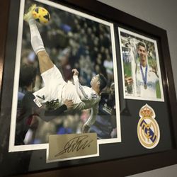 Ronaldo Authentic Signed Poster