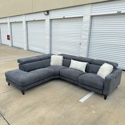 ⚡️ELECTRIC RECLINER SECTIONAL COUCH🛋️FREE DELIVERY 🚚‼️
