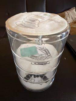 Simplify 4 Tier Rotating Desk Organizer