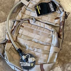 CamelBak H.A.W.G. Hydration Backpack Desert Camo- New w Tags! HAWG 3L 100oz