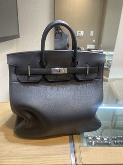 Hermes Hac 40 Black Birkin