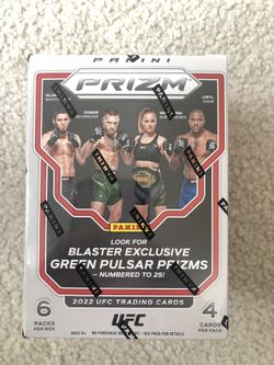 2022 UFC Panini Prizm Blaster Box 