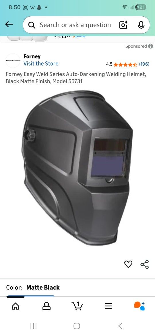 Forney Easy Weld Hood