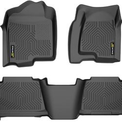 New in the box OREALLANDROL Car Floor Mats Replacement for Chevrolet Silverado 1/ GMC Sierra 1 3500 Crew Cab 1/ Escalade Subur
