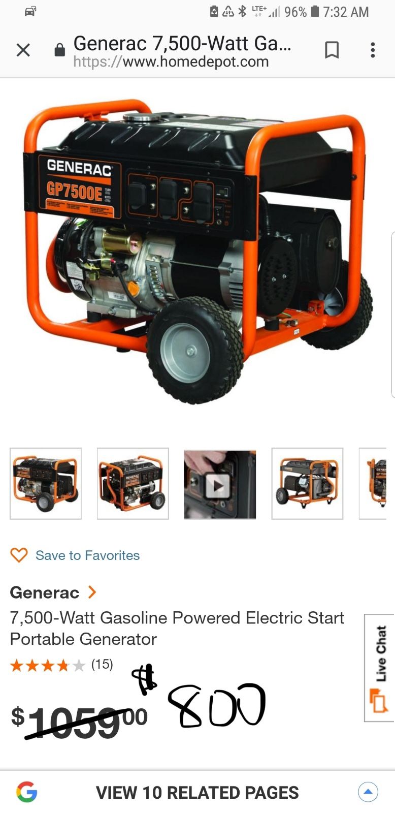 Generac generator