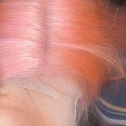 13x6. Pink Wig 
